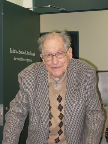 Jack Saul at the JSA in February 2009